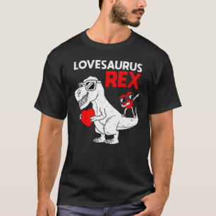 T-shirt Enfants Lovesaurus Rex Dab Heart Dino Toddler Boys