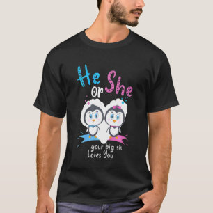 T-shirt Enfants Lui Ou Elle Votre Grand Sis Vous Aime Peng
