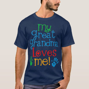 T-shirt Enfants Ma grand-mère m'aime grand-fils