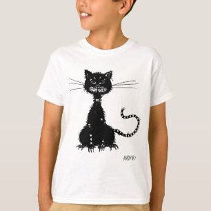 T-shirt Enfants maléfiques de la grunge de chat