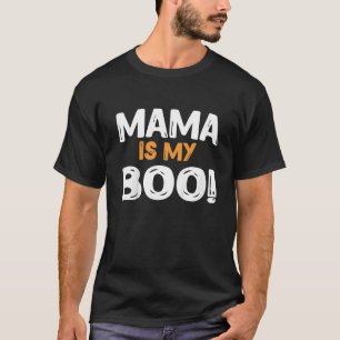 T-shirt Enfants Mama Est Mon Boo Amusant Hallowen Enfants