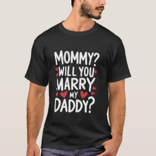 T-shirt Enfants Maman Tu Épouses Mon Père Mariage Drôle