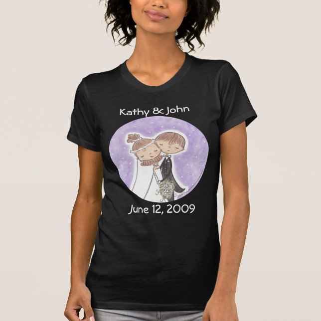 T-shirt Enfants mariés et mariés (Devant)