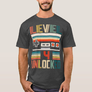 T-shirt Enfants Meilleur De 2018 Déverrouillé Niveau 4 Cad