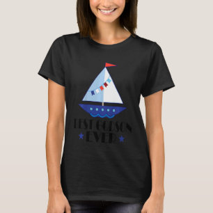 T-shirt Enfants Meilleur Godson Jamais Godchild Voilier