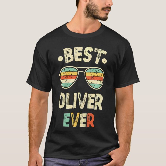T-shirt Enfants Meilleur Oliver Jamais (Devant)