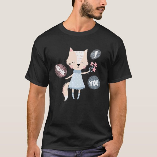 T-shirt Enfants Merci Renard (Devant)