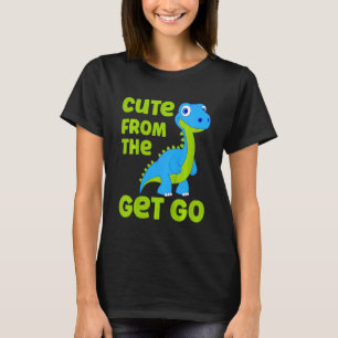 T-shirt Enfants mignonette Dinosaur mignonne De Get Go Lit
