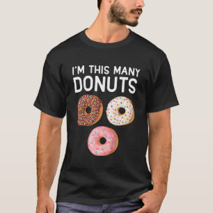T-shirt Enfants mignonette Donut 3e anniversaire Je suis c