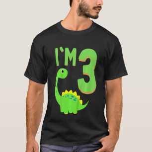 T-shirt Enfants mignonne 3 Anniversaire Pour Un Garçon Ave