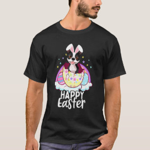 T-shirt Enfants mignonne Boston Terrier Chien Bunny Oreill