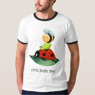 T-shirt Enfants mignonne Rouge coccinelle Abeille insecte