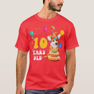 T-shirt Enfants mignons 10 ans Corgi Amoureux des chiens 1