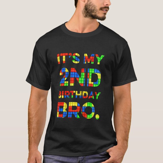 T-shirt Enfants mignons 2e anniversaire Bâtiment de 2 ans (Devant)