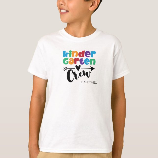 T-shirt Enfants mignons, PERSONNALISÉS jardin d'enfants (Devant)