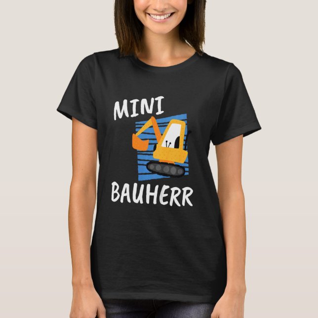 T-shirt Enfants Mini Constructeur Pour Petits Constructeur (Devant)