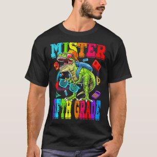 T-shirt Enfants Mister 5e année Duché Monster Truck Dinosa