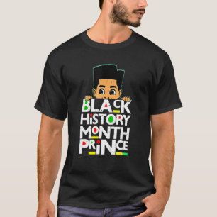 T-shirt Enfants Mois de l'histoire des Noirs Prince Melani