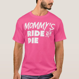 T-shirt Enfants Mommy's Ride or Die Funny Trending Shirt