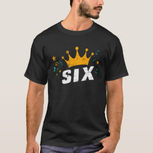 T-shirt Enfants Mon 6e anniversaire avec Couronne et je su
