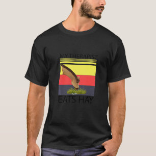 T-shirt Enfants Mon Thérapeute Mange Du Foin Cheval