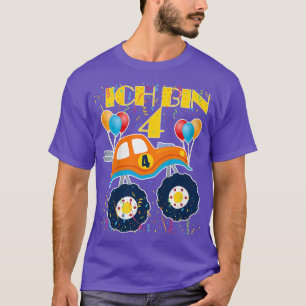 T-shirt Enfants Monster Camion Anniversaire Cadeau Ich bin
