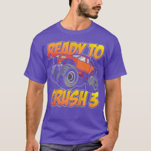 T-shirt Enfants Monster Truck 2e anniversaire Je suis prêt