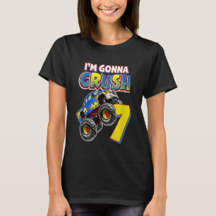 T-shirt Enfants Monster Truck 7e anniversaire 7 ans Annive