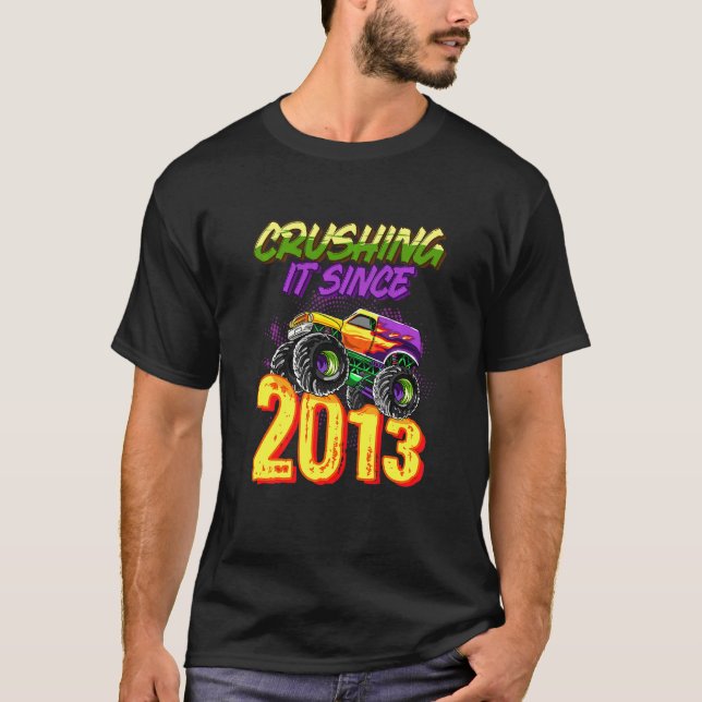 T-shirt Enfants Monster Truck Le Croiser Depuis 2013 Kids  (Devant)