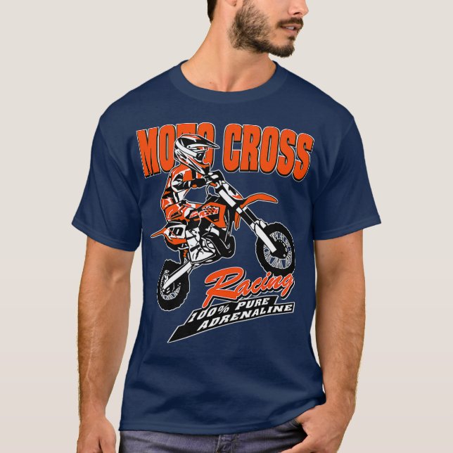 T-shirt Enfants Motocross Dirt Vélo Kids MX (Devant)