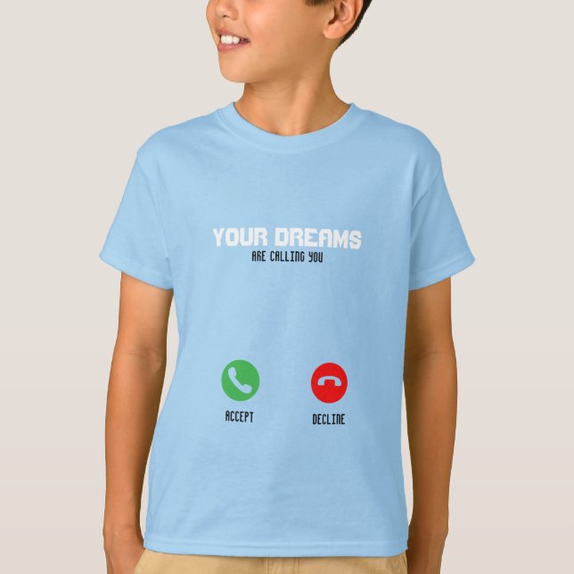 T-shirt enfants mots de motivation garçon fille ado inspir (Devant)