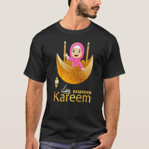 T-shirt Enfants Musulmane Hijabi Fille Jeûner Ramadan Moub