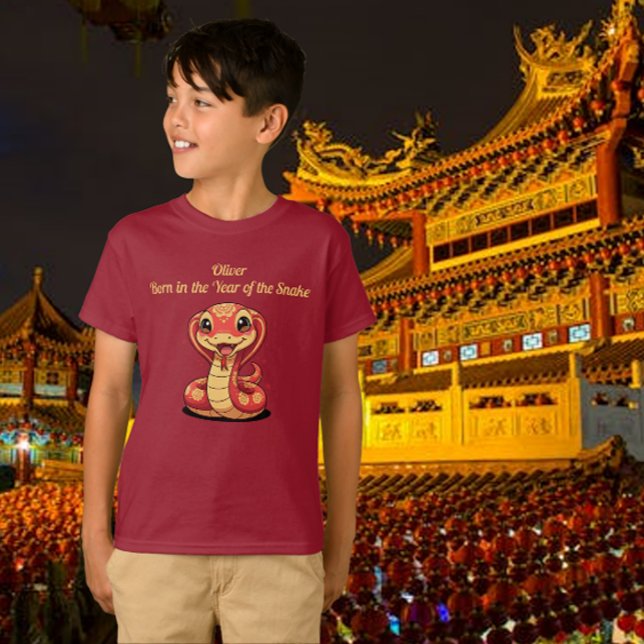 T-shirt Enfants nés dans l'année de serpent mûre serpent (Créateur téléchargé)