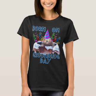 T-shirt Enfants Nés Sur La Marmotte Jour Anniversaire Chem