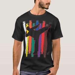 T-shirt Enfants Ninja Costumes costumes Karate Belt Couleu