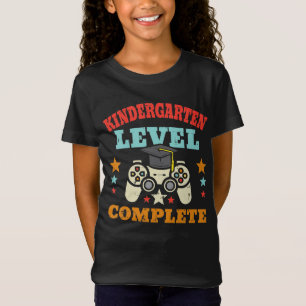 T-Shirt Enfants Niveau Gardergarten Niveau Complet Gamer d