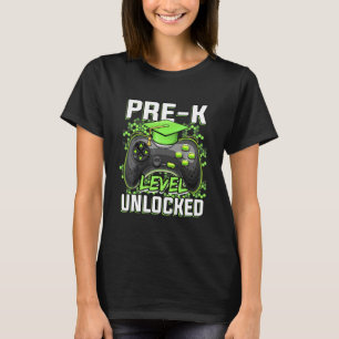 T-shirt Enfants niveau pré-maternelle débloqué jeu sur pré