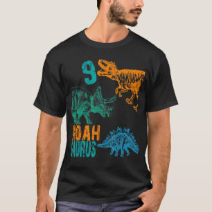 T-shirt Enfants Noah Saurus 9e anniversaire garçons Rex An