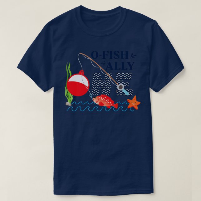 T-shirt Enfants O Fish Ally Une 1ère fête d'anniversaire (Design devant)