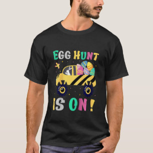 T-shirt Enfants OEufs Cavator Happy Pâques Excavator Chass