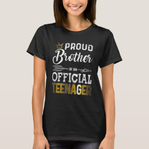 T-shirt Enfants Officiel Adolescent Frère 13e anniversaire