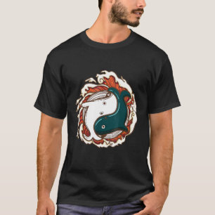 T-shirt Enfants Orcas Baleine Orca Yin Et Yang Animal Moti