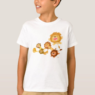 T-shirt Enfants Parade Lions Cartoon Cute