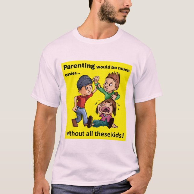 T-shirt Enfants parents (Devant)