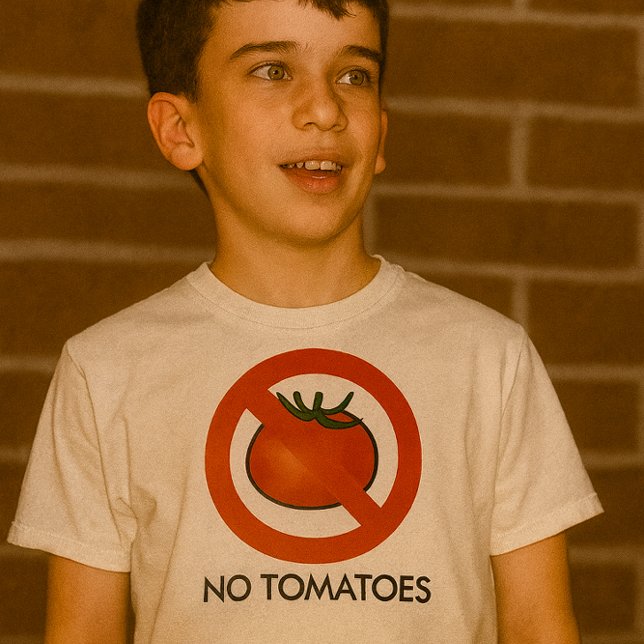 T-Shirt Enfants Pas de Tomates (Créateur téléchargé)