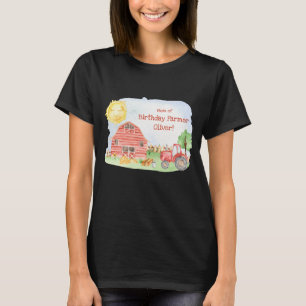 T-shirt Enfants paysan fête d'anniversaire jumelage famill