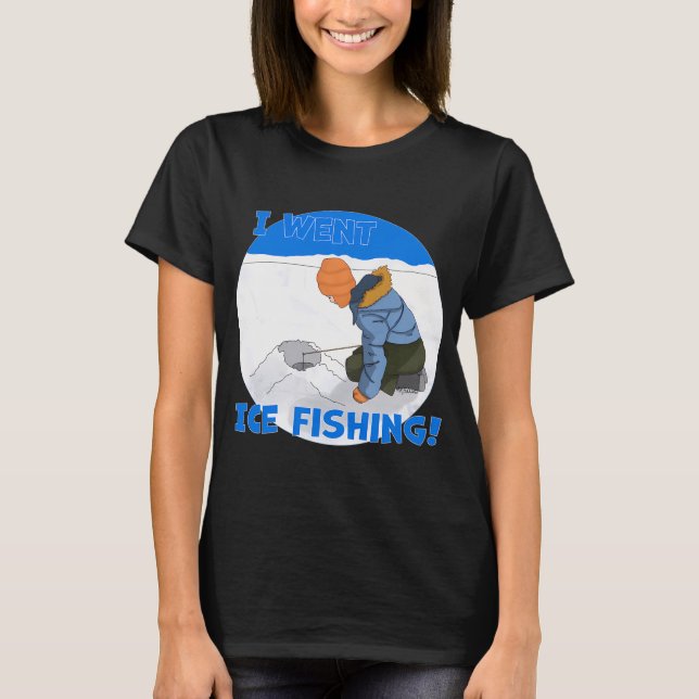 T-shirt enfants pêchant à loch ness (Devant)