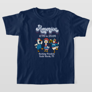 T-shirt Enfants Personnalisés Balançoire Liberté 1776-2026