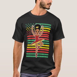 T-shirt Enfants Petite Mlle Junetdix Princesse Black Girl