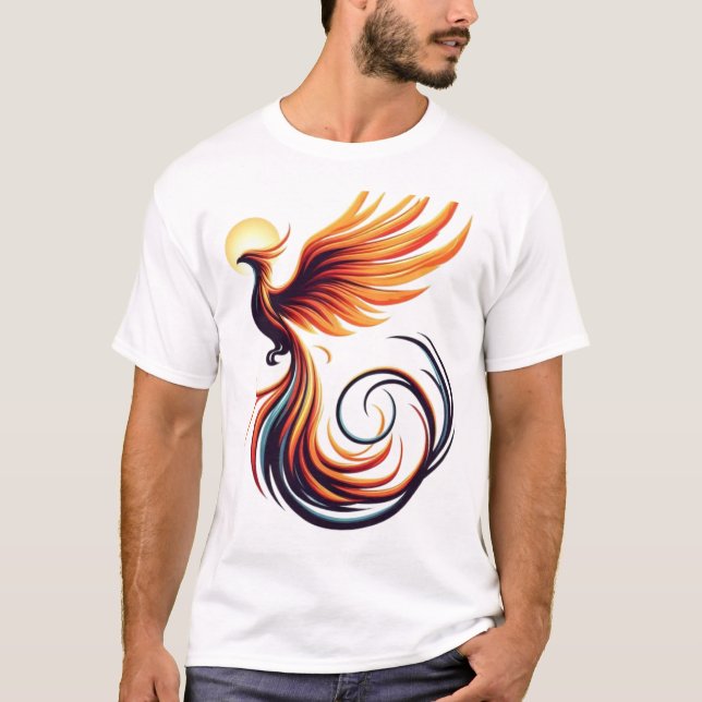 T-shirt Enfants Phoenix Fiery (Devant)